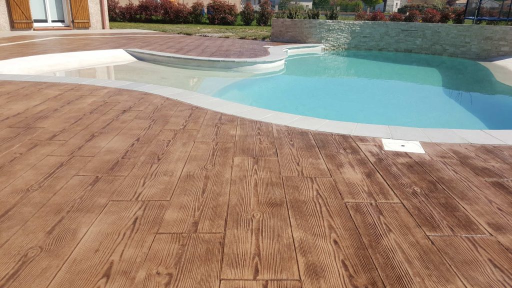 beton amprentat gorj